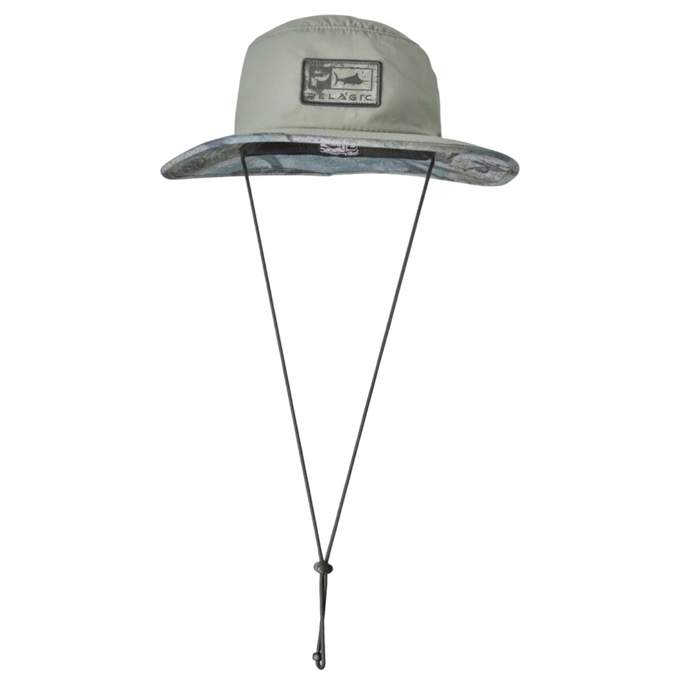 PELAGIC • Sunsetter Open Seas Army Green Bucket Hat